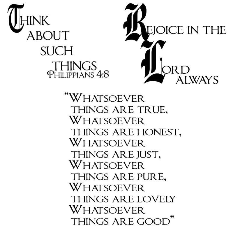 #1942 - Rejoice in the Lord - Religious